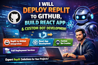 replit to github, replit deployment, replit react app, replit developer