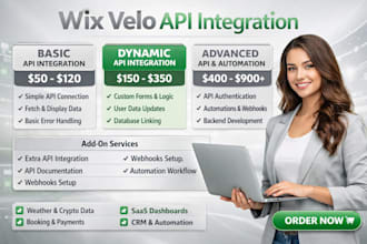 integrate external api with your wix website using wix velo code velo developer