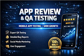 test review and promote your ios or android mobile app