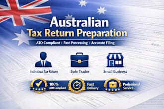 prepare and lodge australian individual, sole trader small business tax returns