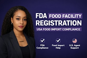do fda food facility registration and US import permit for food products