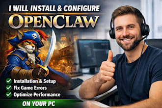 install and configure openclaw game on your PC