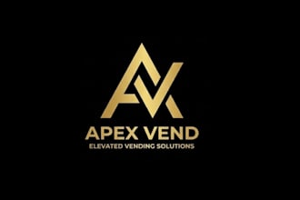 create a modern logo for vending, atm, and arcade businesses
