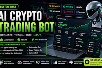 build crypto arbitrage bot, ai crypto trading bot, polymarket bot, ai crypto bot