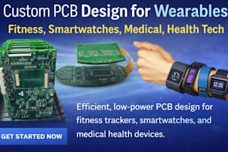 custom pcb design for wearables fitness, smartwatches, medical, health tech