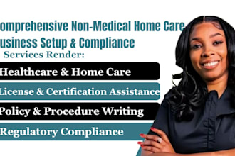 setup healthcare, non medical, nemt, with license certificate