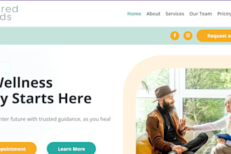 design mental health website therapy website mental health wellness website
