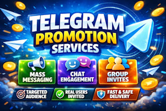 do telegram mass dm to targeted users for promotion