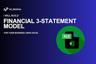 provide investor ready 3 statement financial model