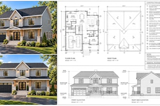 draw permit plans for city approval, floor plans, permit drawings