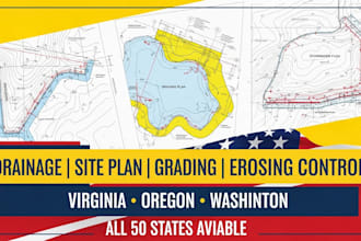 do drainage site plan grading and erosion control virginia oregon washington