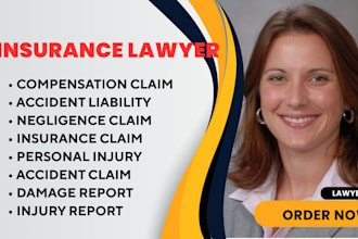 handle accident liability, injury claims, insurance compensation, and negligence