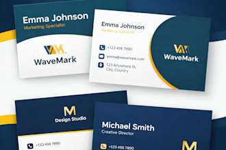 design a professional business card for your brand