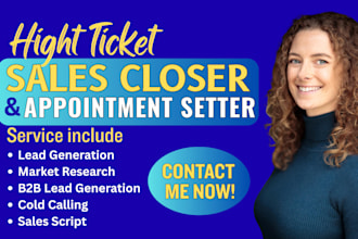 sales closer b2b sales representative sdr salesperson sales leads gen