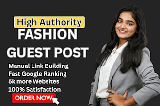 publish fashion guest post with high authority fashion backlinks