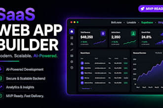 build nocode saas builder ai mvp webapp with bolt lovable ai supabase and stripe