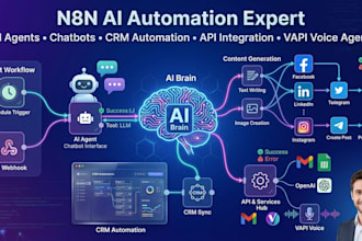 build n8n ai automation n8n ai agent crm automation vapi ai agent n8n chatbot