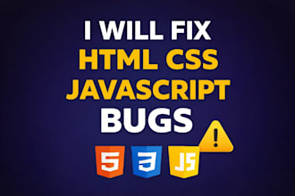 fix your website HTML CSS javascript errors and bugs