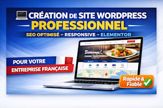 creér votre site internet wordpress et bien référencés sur google