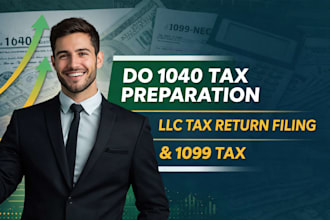 do 1040 tax preparation, llc tax return filing, and 1099 tax
