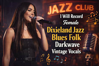 record female dixieland jazz singer blues folk darkwave vintage vocals