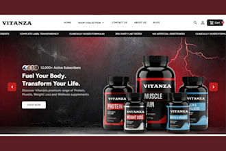 build private label supplement shopify store supplement website supplement store