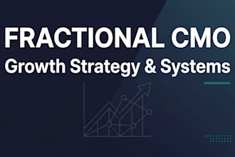 be your fractional cmo and build a complete growth strategy