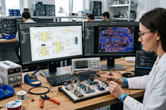 make hardware prototyping, schematic, pcb design, esp32, esp8266, stm32, arduino