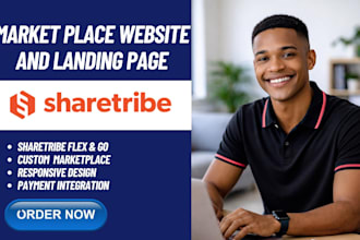 design sharetribe flex marketplace and sharetribe to