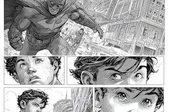 create ai comic book, illustrations any style