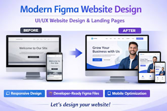 design figma website UI UX figma website landing page website UI UX app mockup