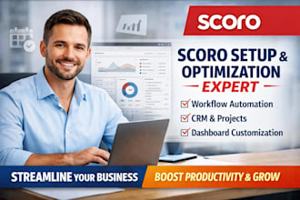 implement scoro for project management, CRM, and automation