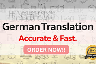 deliver fast and accurate german translations