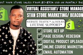 promote stan store and beacons store digital course ebook to get passive income