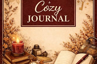 design aesthetic printable journal or planner PDF for you