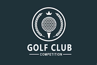 design a professional golf logo for your brand