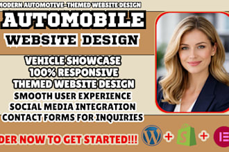 automobile website design, car dealership website car website design