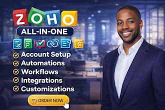 setup zoho CRM zoho recruit zoho salesiq zoho form zoho desk and zoho inventory