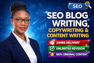 provide SEO blog writing, copywriting and content writing