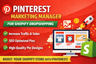 your pinterest marketing manager for shopify dropshipping
