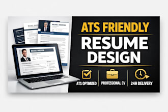 design a modern and professional resume CV