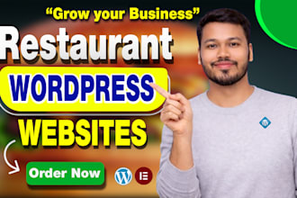 build your restaurant business website in wordpress