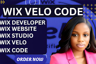 develop custom wix velo code, wix database, dynamic pages and API integration