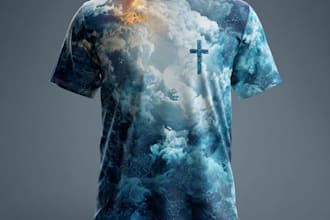 create custom christian t shirt design