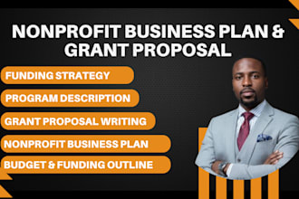 write a nonprofit grant proposal and nonprofit business plan