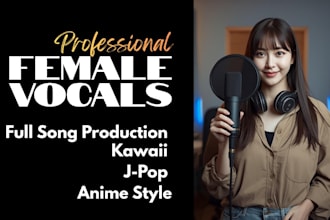 produce original jpop, jrock, or kawaii future bass for your anime project