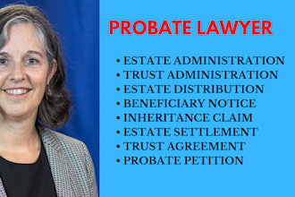 create probate petitions, trust documents, and estate administration papers