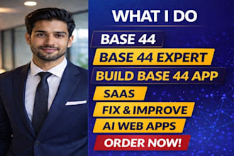 base 44 web app, vibe coding, fix base 44 expert, deploy base 44 web app