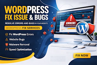 fix wordpress issues, bugs, errors and website problems