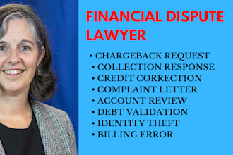 draft concise consumer complaints and credit correction letters for debt issues